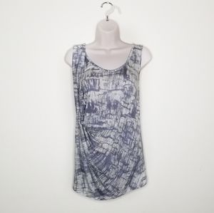 Anthro: Deletta: Modal Gray Side Twist Tank Top